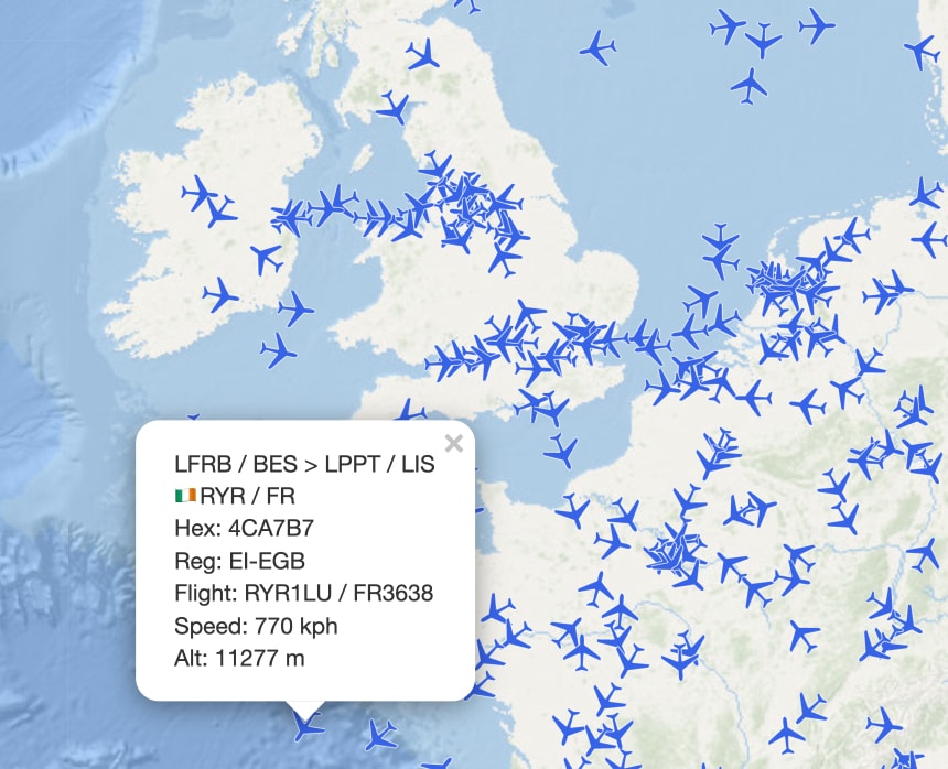 Flights Map